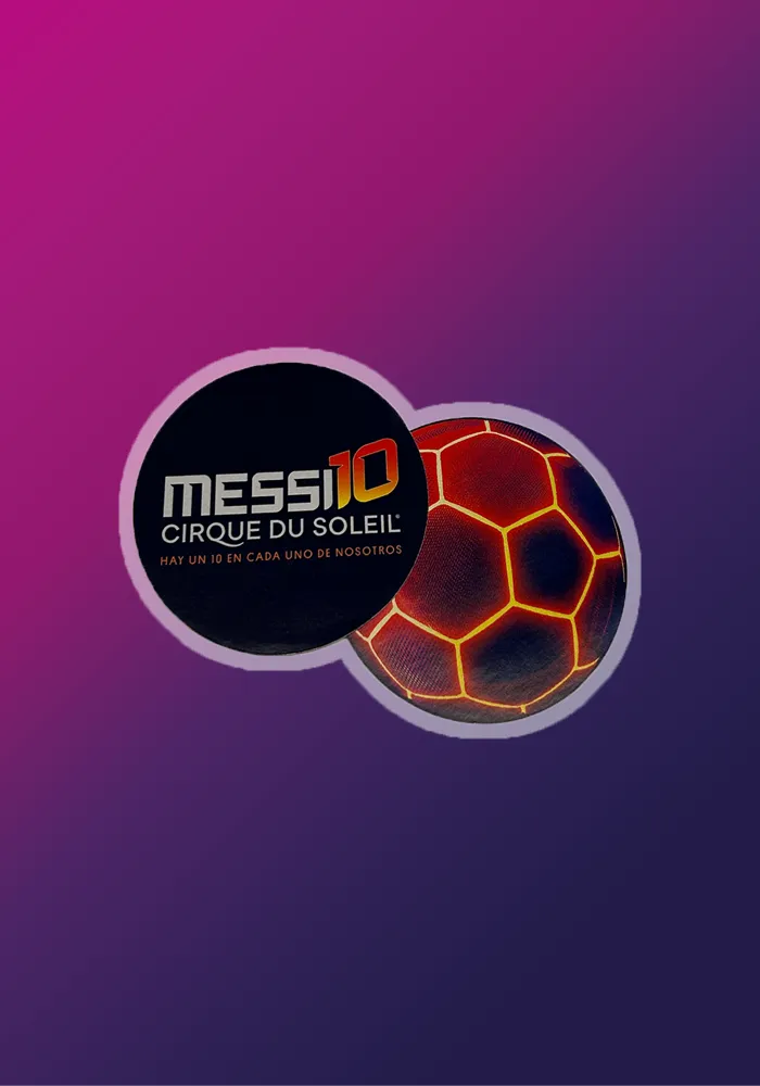 Sticker redondo Messi10